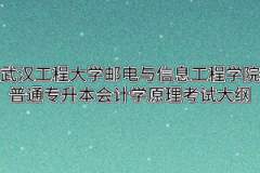 2020年武汉工程大学邮电与信息工程学院普通专升本会计学原理考试大纲