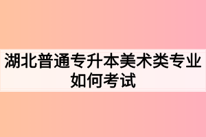 湖北普通专升本美术类专业如何考试