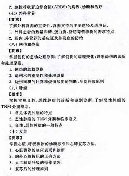 湖北成人高考专升本医学综合科目考试大纲