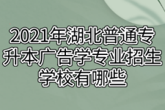 2021年湖北普通专升本广告学专业招生学校有哪些